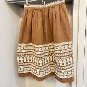 Beautiful folk Boho Skirt
Midi Brown and Cream
Cotton size small